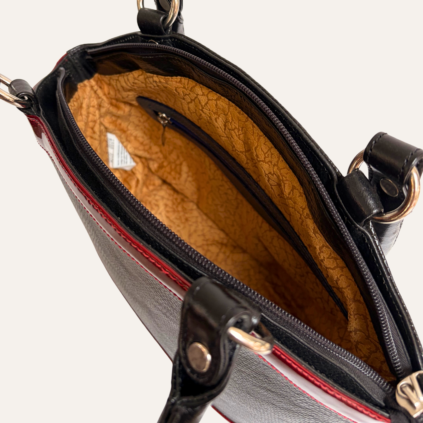Bolso ejecutivo arco mediano negro