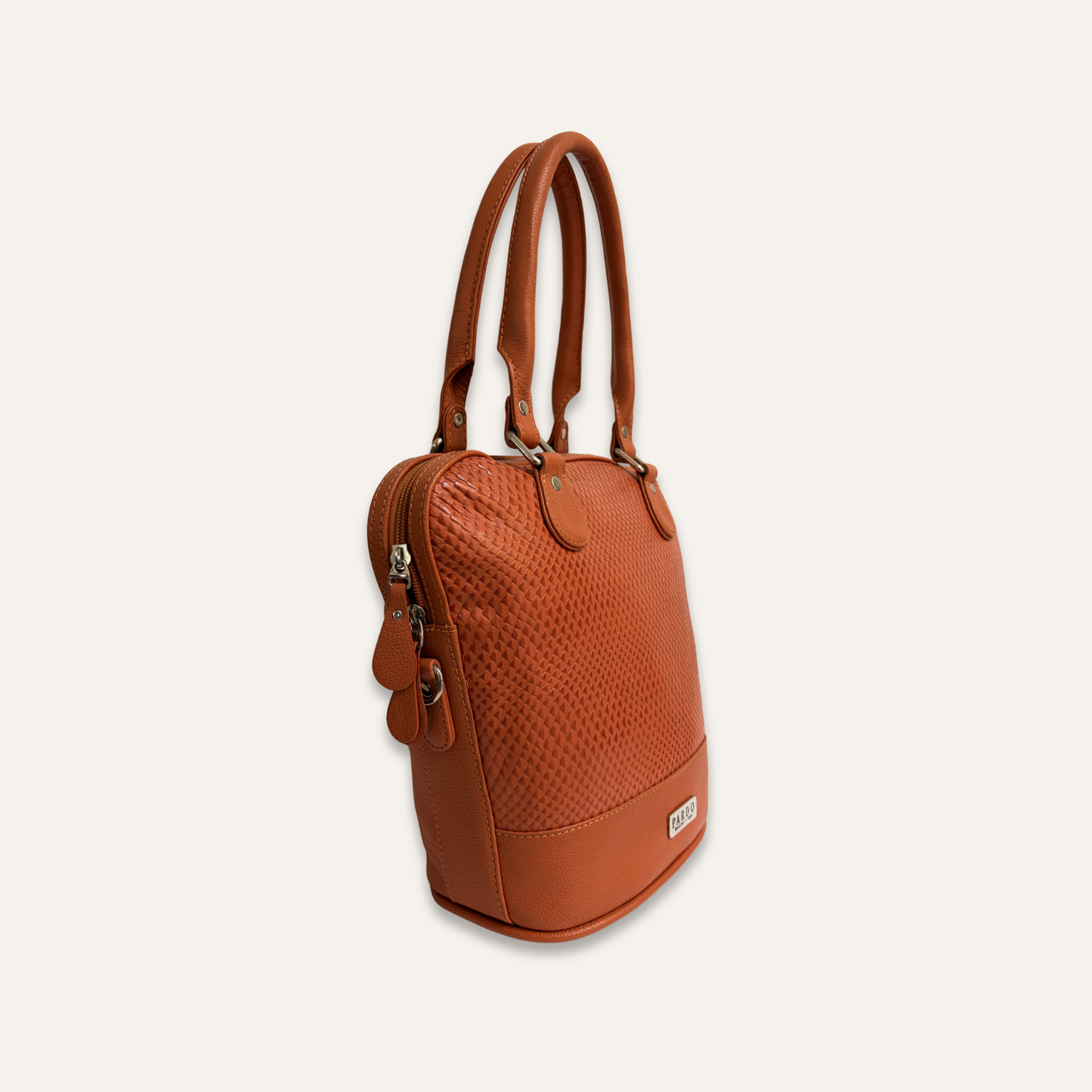 Cartera suave mediana naranja