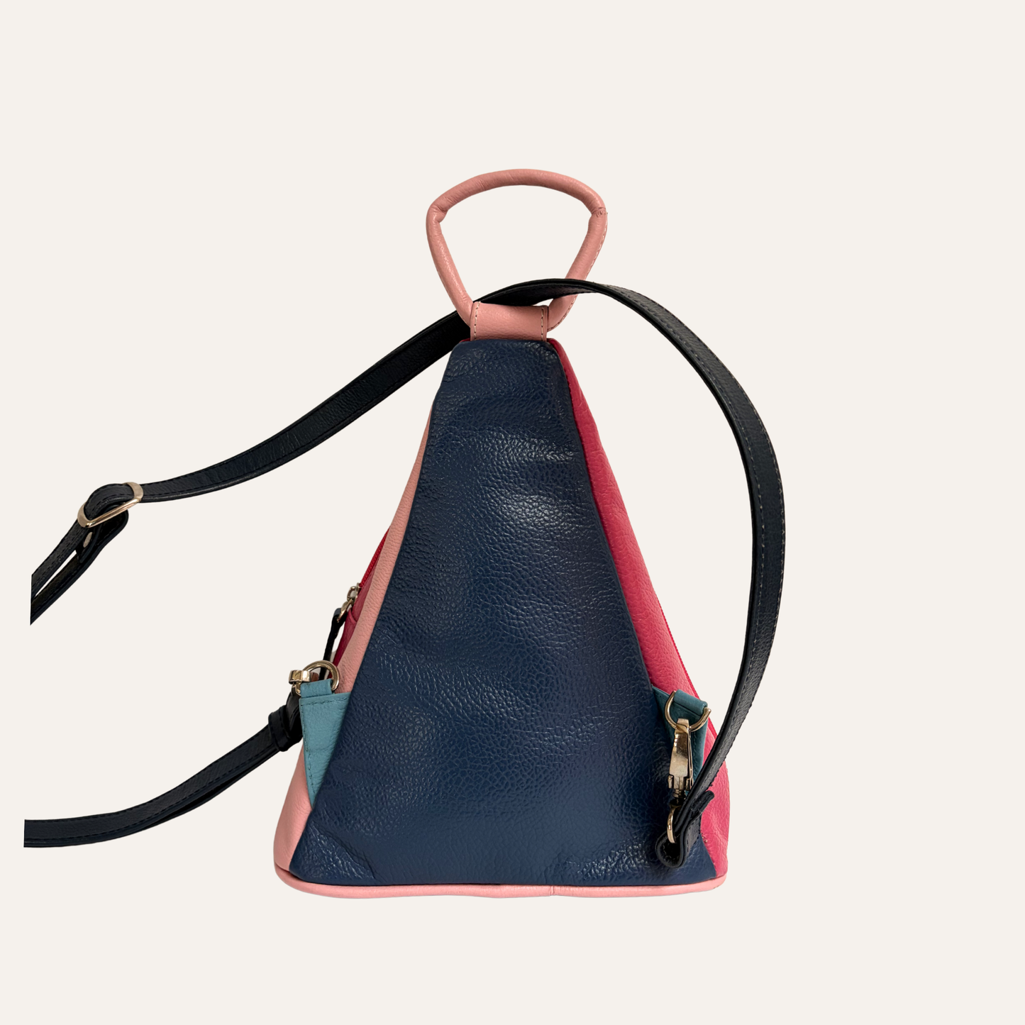 Pechera morral azul combinado