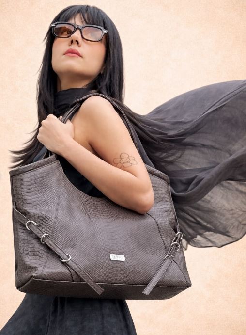 Tote hebillas grande cafe