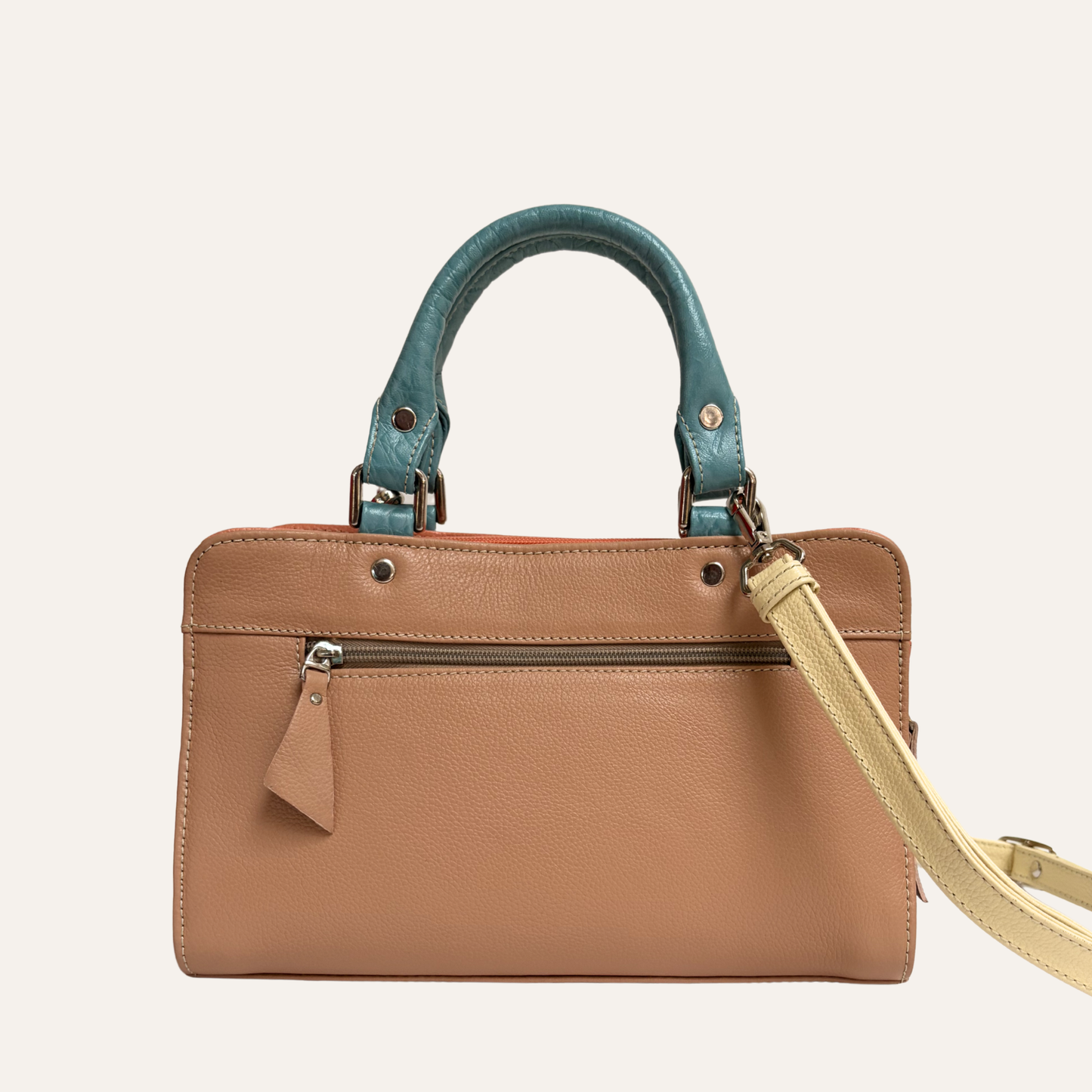 Cartera contorno amarilla