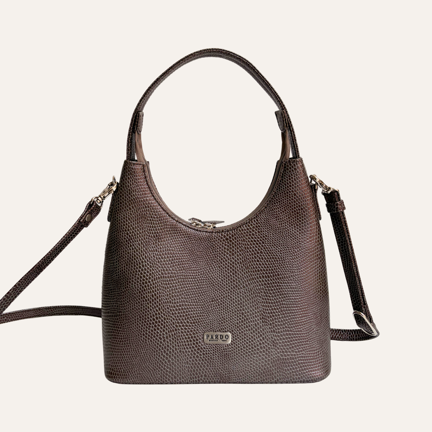Cartera mediana clasica chocolate
