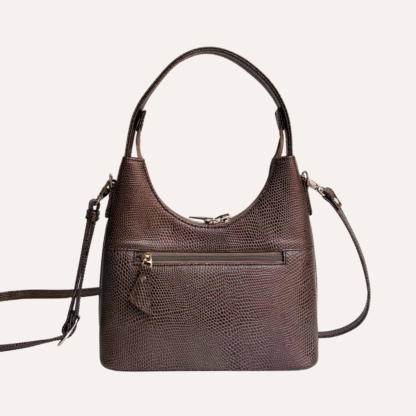Cartera mediana clasica chocolate