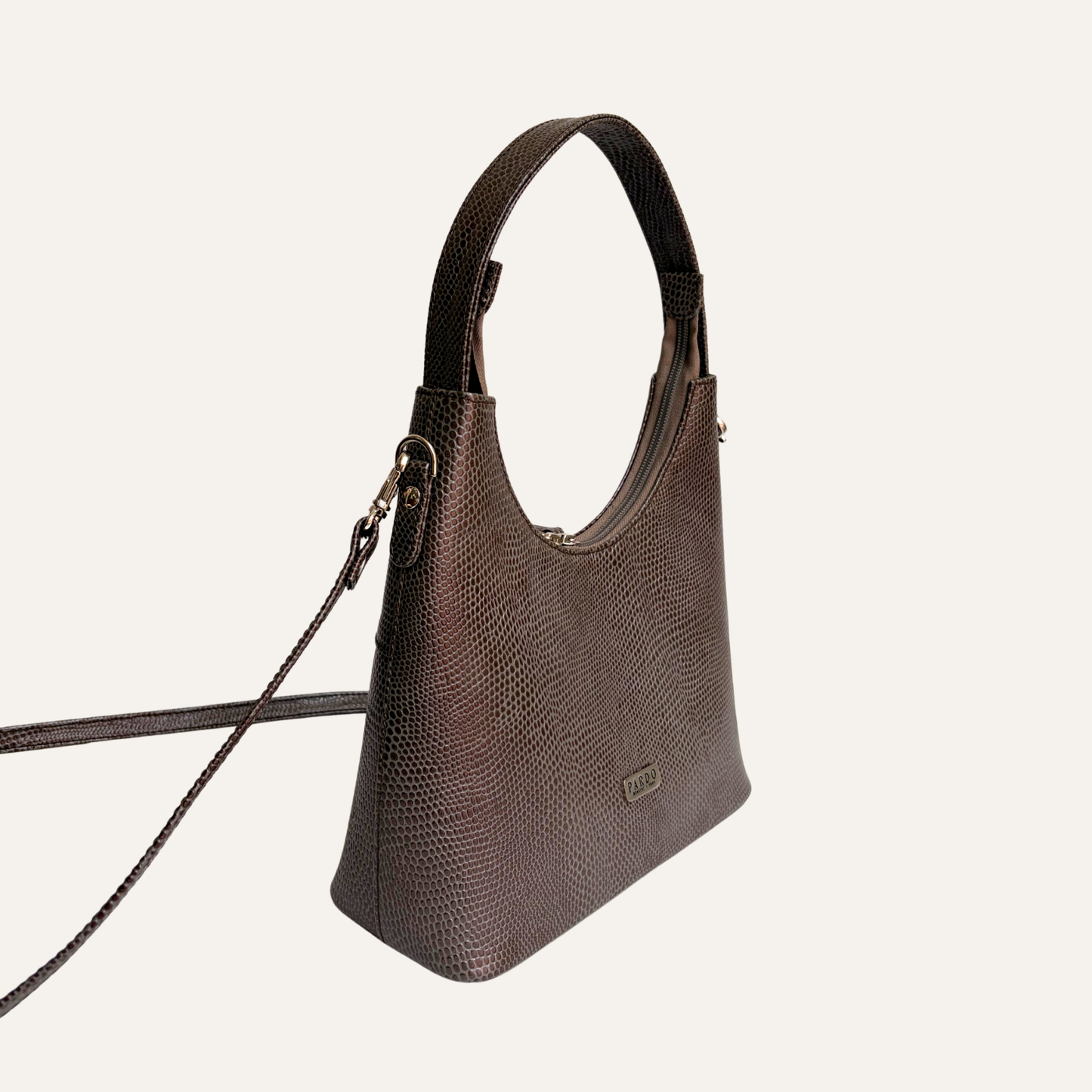 Cartera mediana clasica chocolate