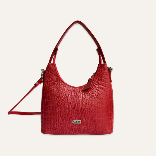 Cartera mediana clasica fucsia