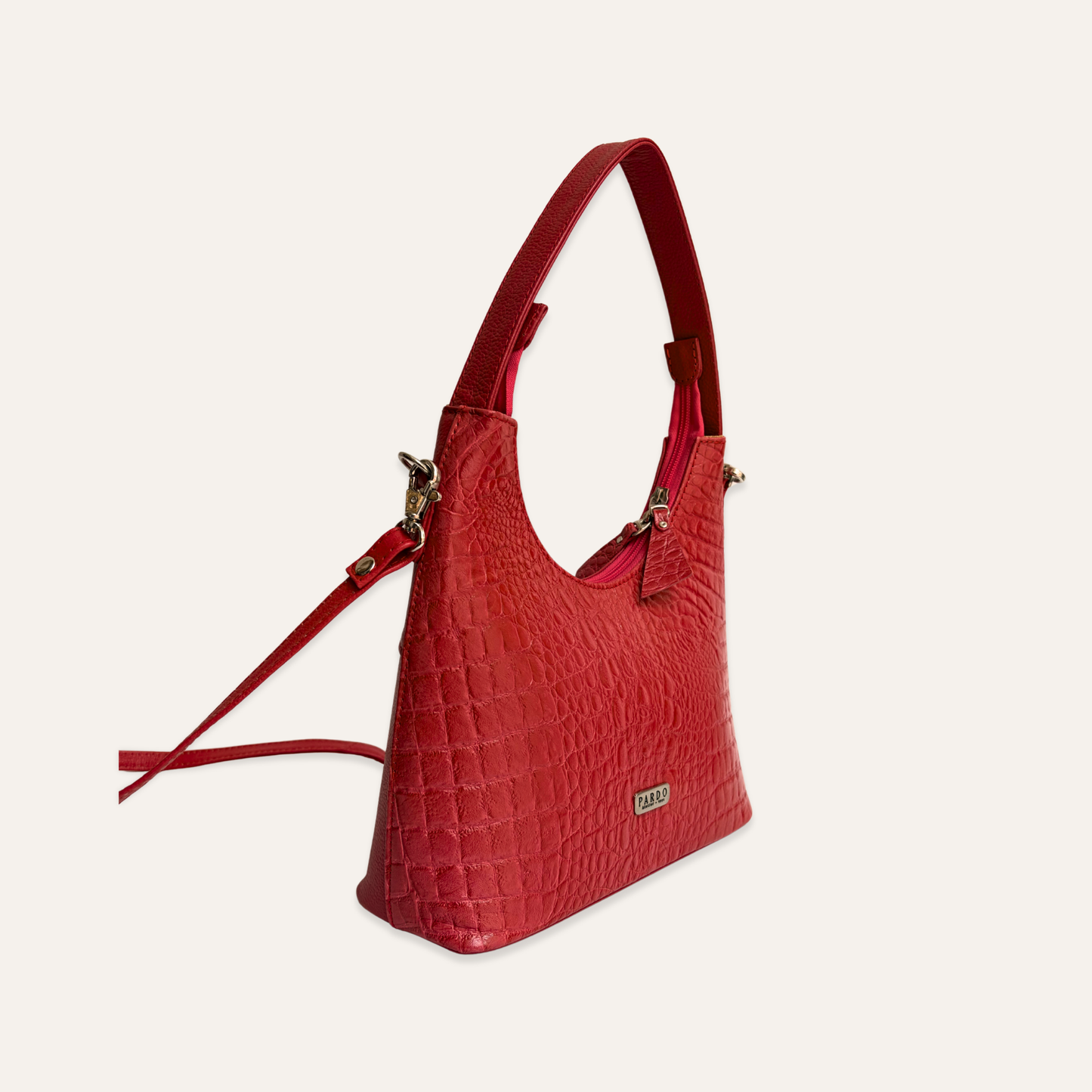Cartera mediana clasica fucsia