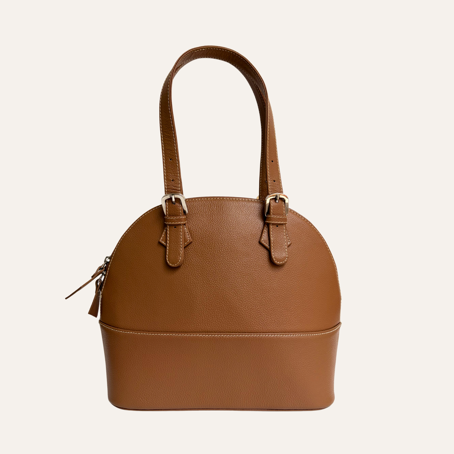 Bolso de franjas mediano amarillo
