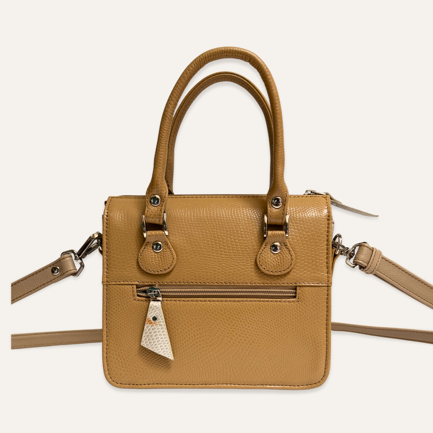 Cartera compartimientos beige camuflado