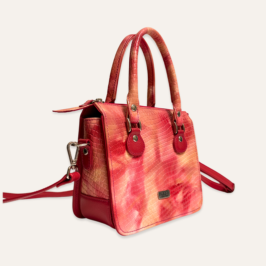 Cartera compartimientos salmon camuflado