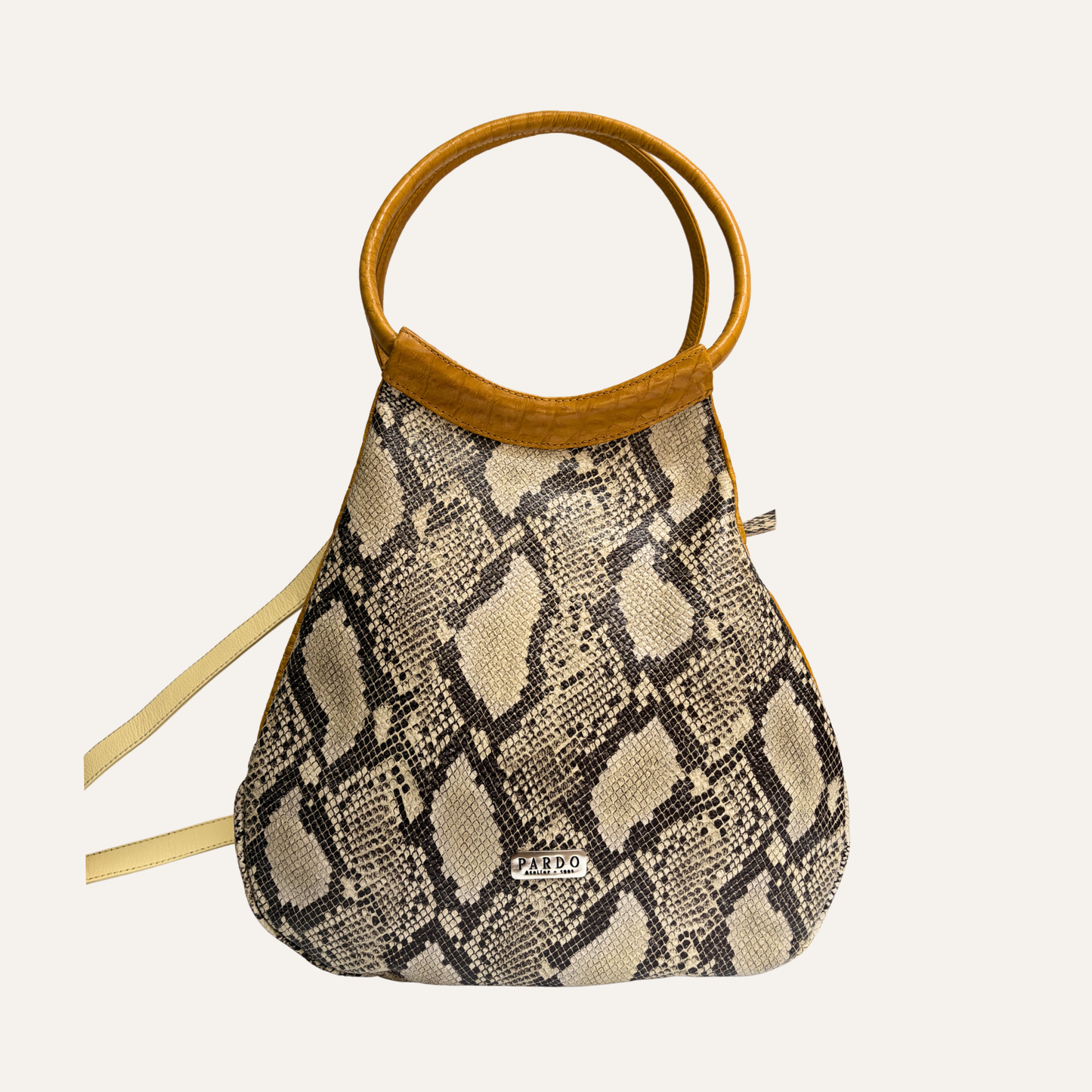 Bolso totem cobra amarillo