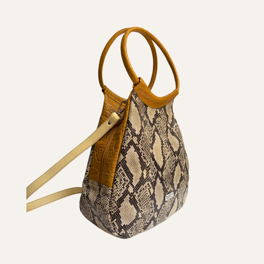 Bolso totem cobra amarillo
