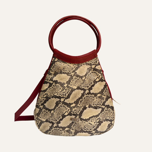 Bolso totem cobra roja