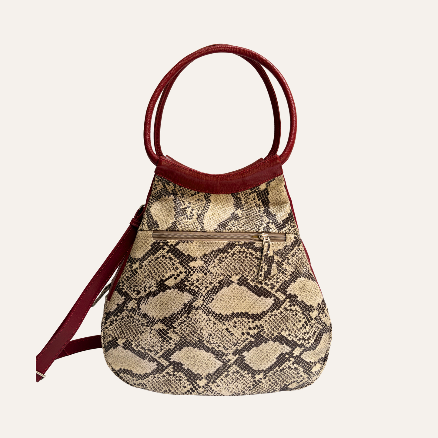 Bolso totem cobra roja