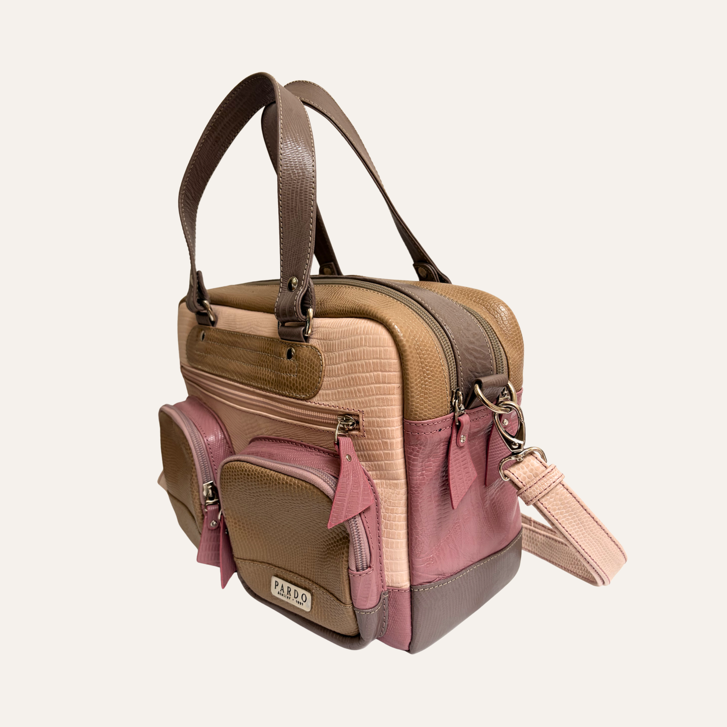 Maletin bitacora combinado rosa