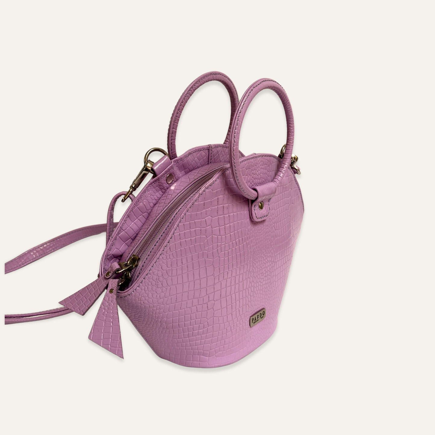 Cartera aura lila