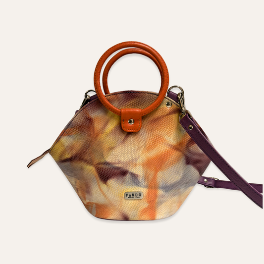 Cartera aura morado camuflado