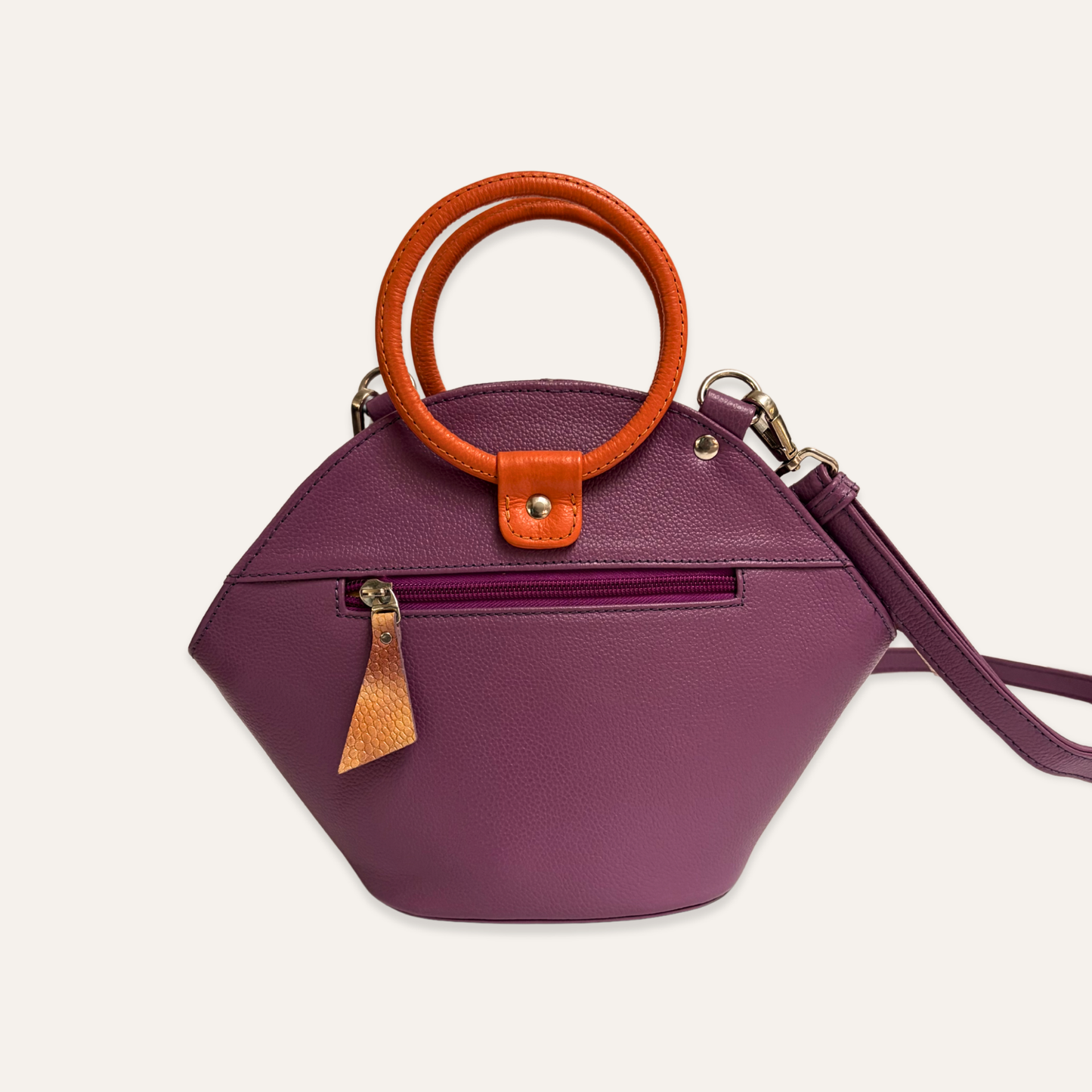 Cartera aura morado camuflado