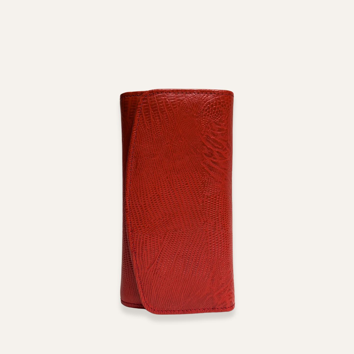 Billetera larga roja