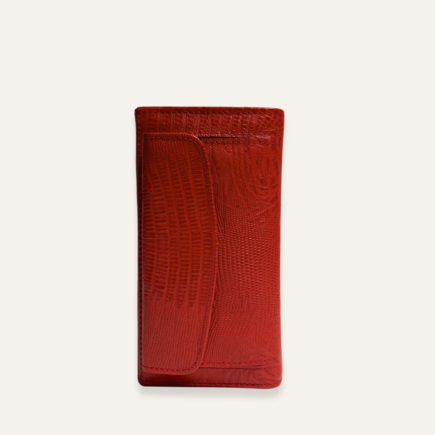 Billetera larga roja