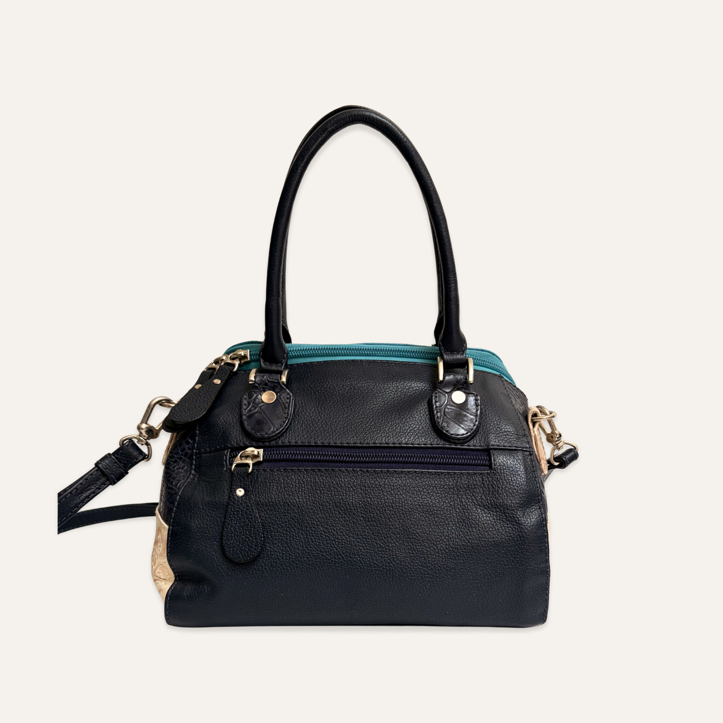 Cartera escencia azul