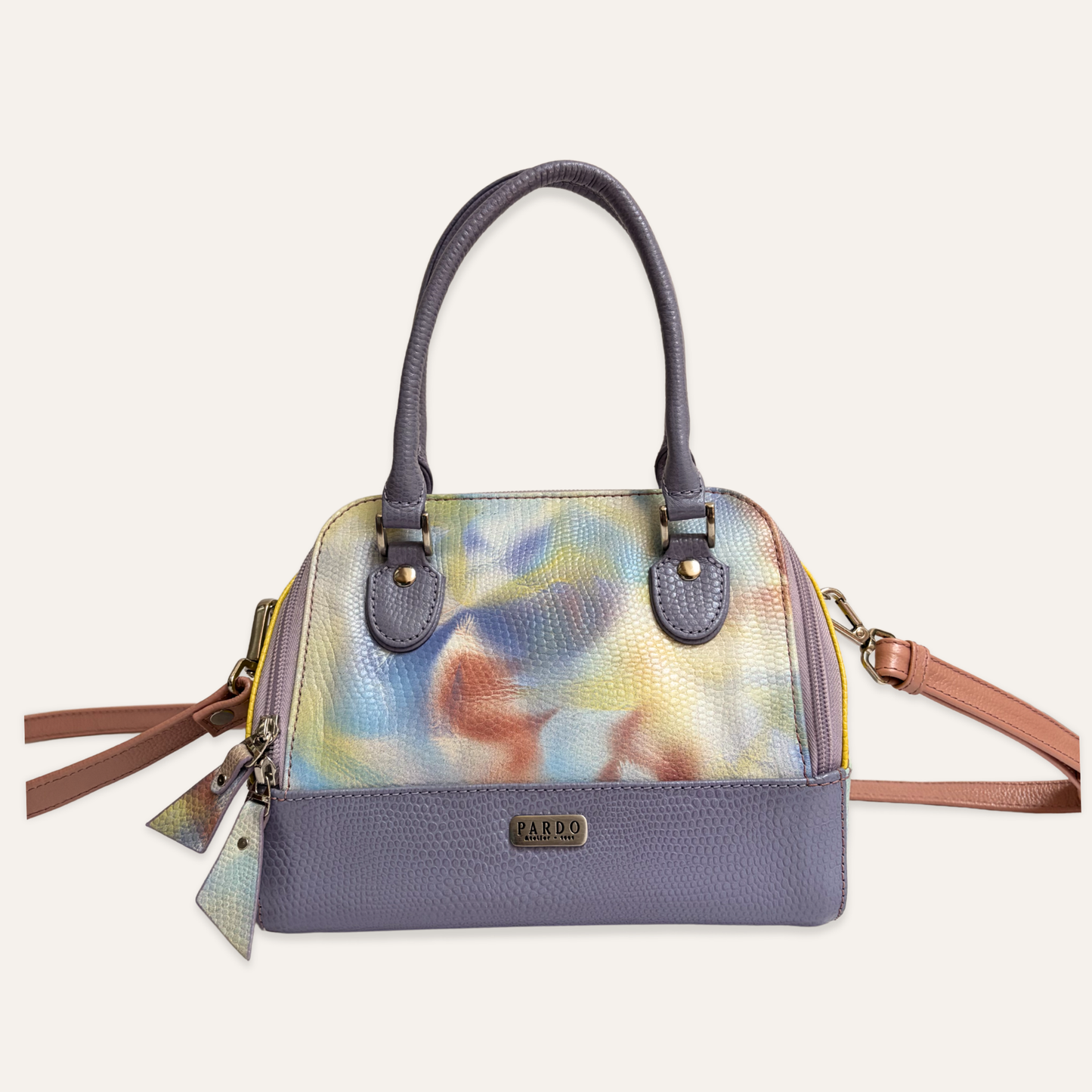 Cartera escencia lila camuflado