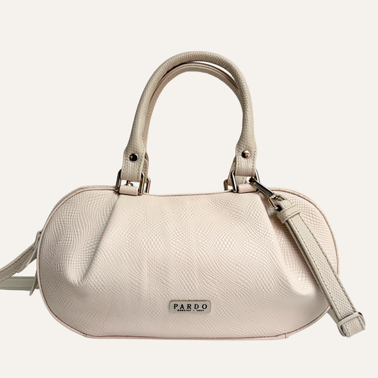 Baul abombado beige