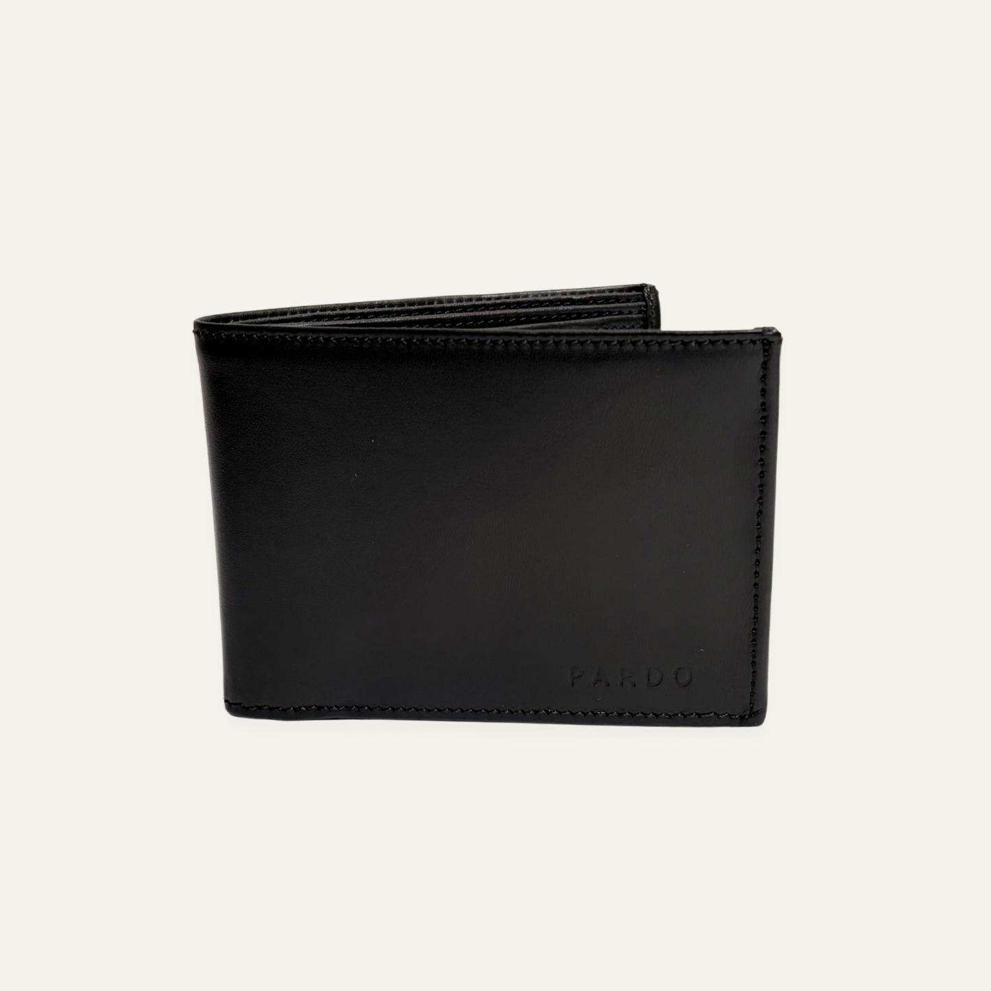 Billetera negra para hombre