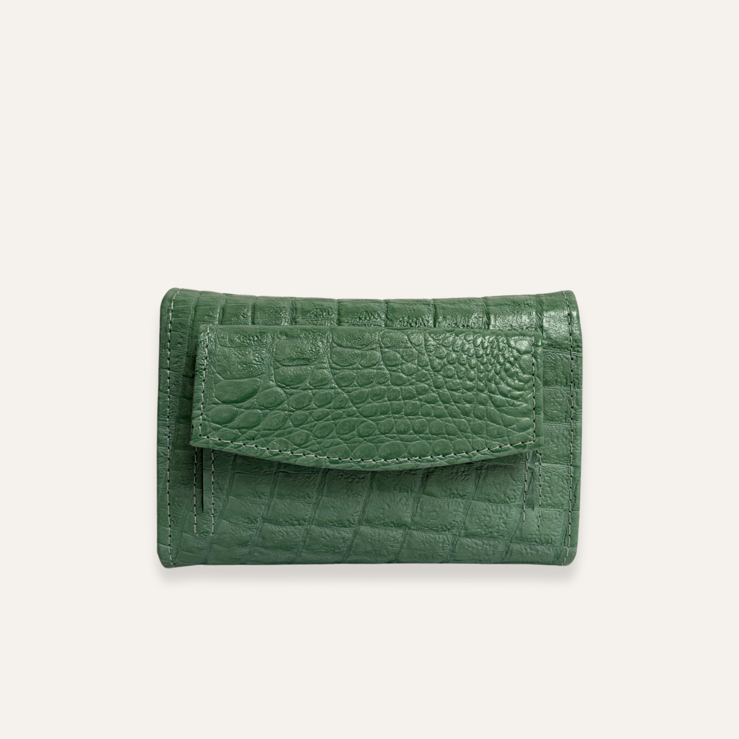 Billetera mediana verde menta