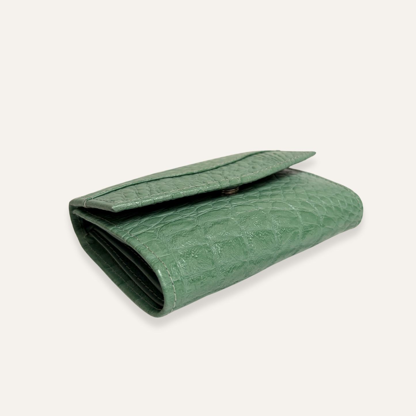 Billetera mediana verde menta