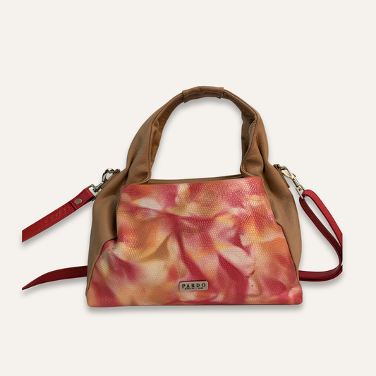 Boho asas fruncidas salmon camuflado