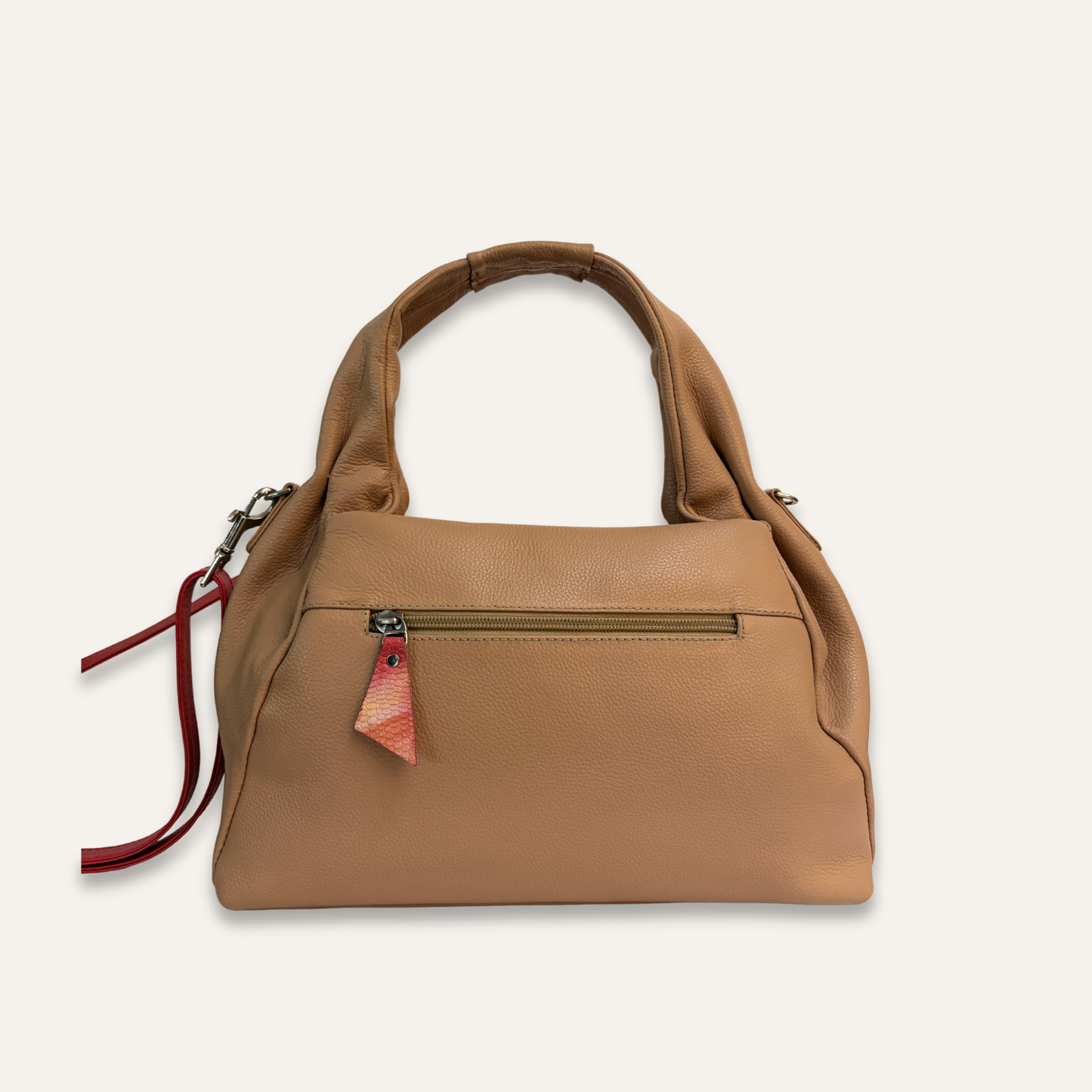 Boho asas fruncidas salmon camuflado