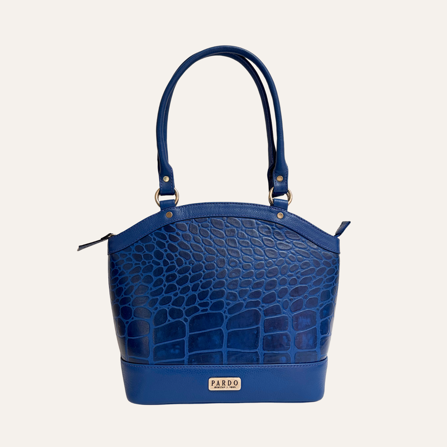Bolso ejecutivo arco mediano azul