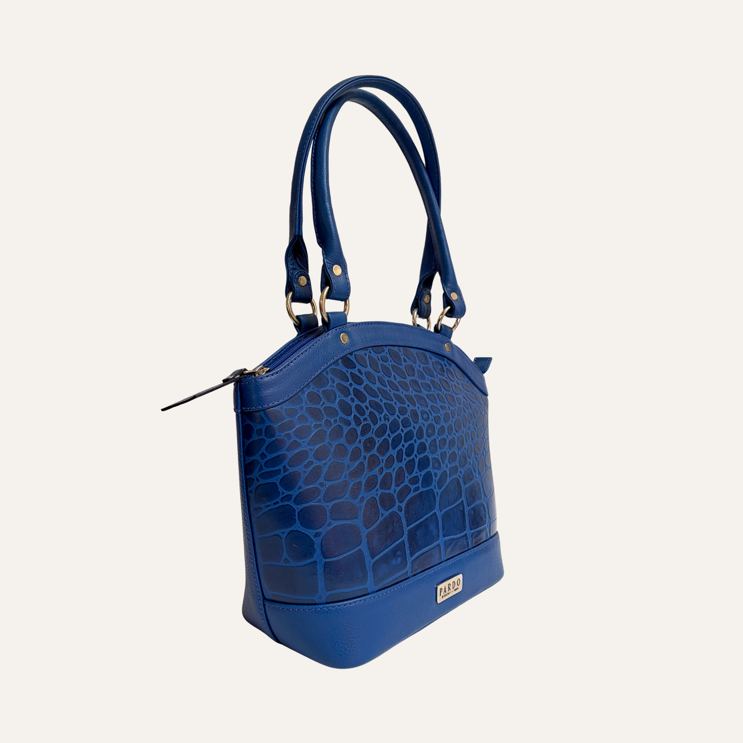 Bolso ejecutivo arco mediano azul