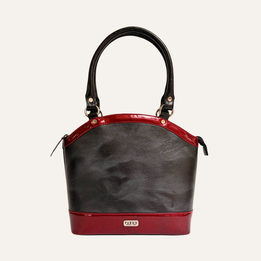 Bolso ejecutivo arco mediano negro