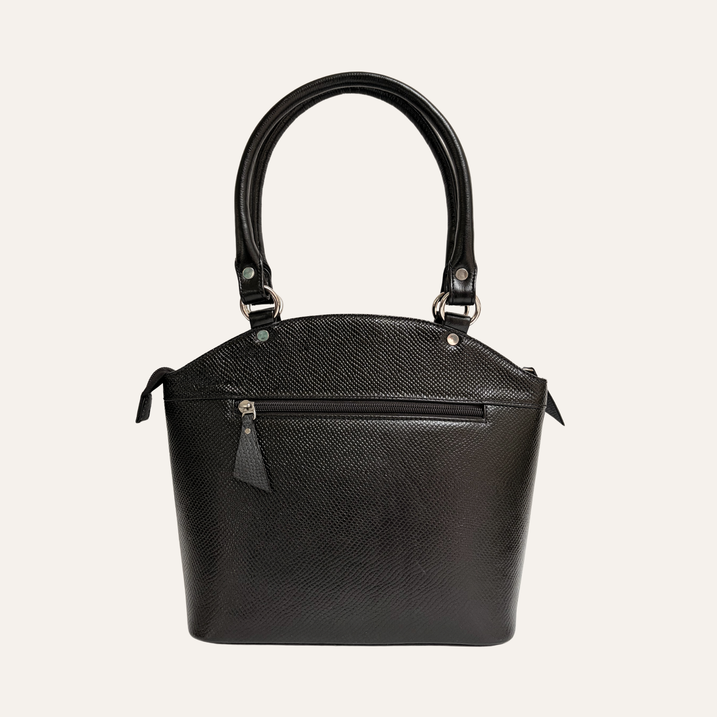 Bolso ejecutivo arco mediano negro