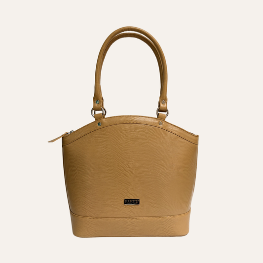 Bolso ejecutivo arco mostaza
