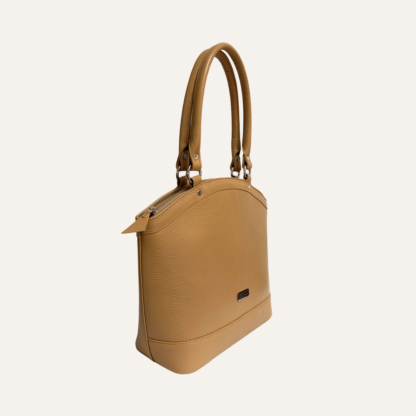 Bolso ejecutivo arco mostaza
