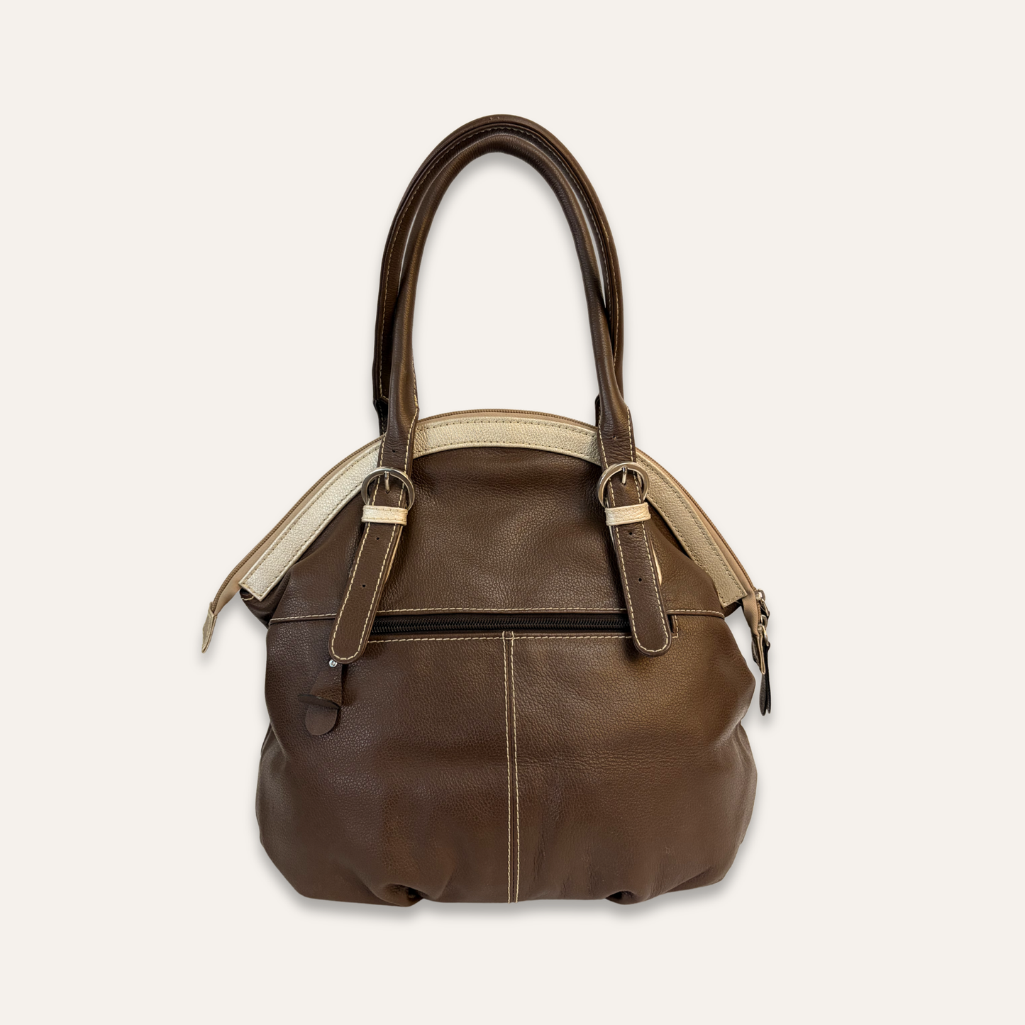 Bolso repolla cafe flores