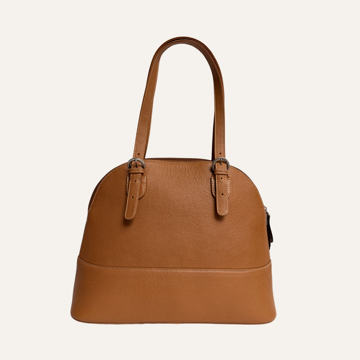 Bolso de franjas miel