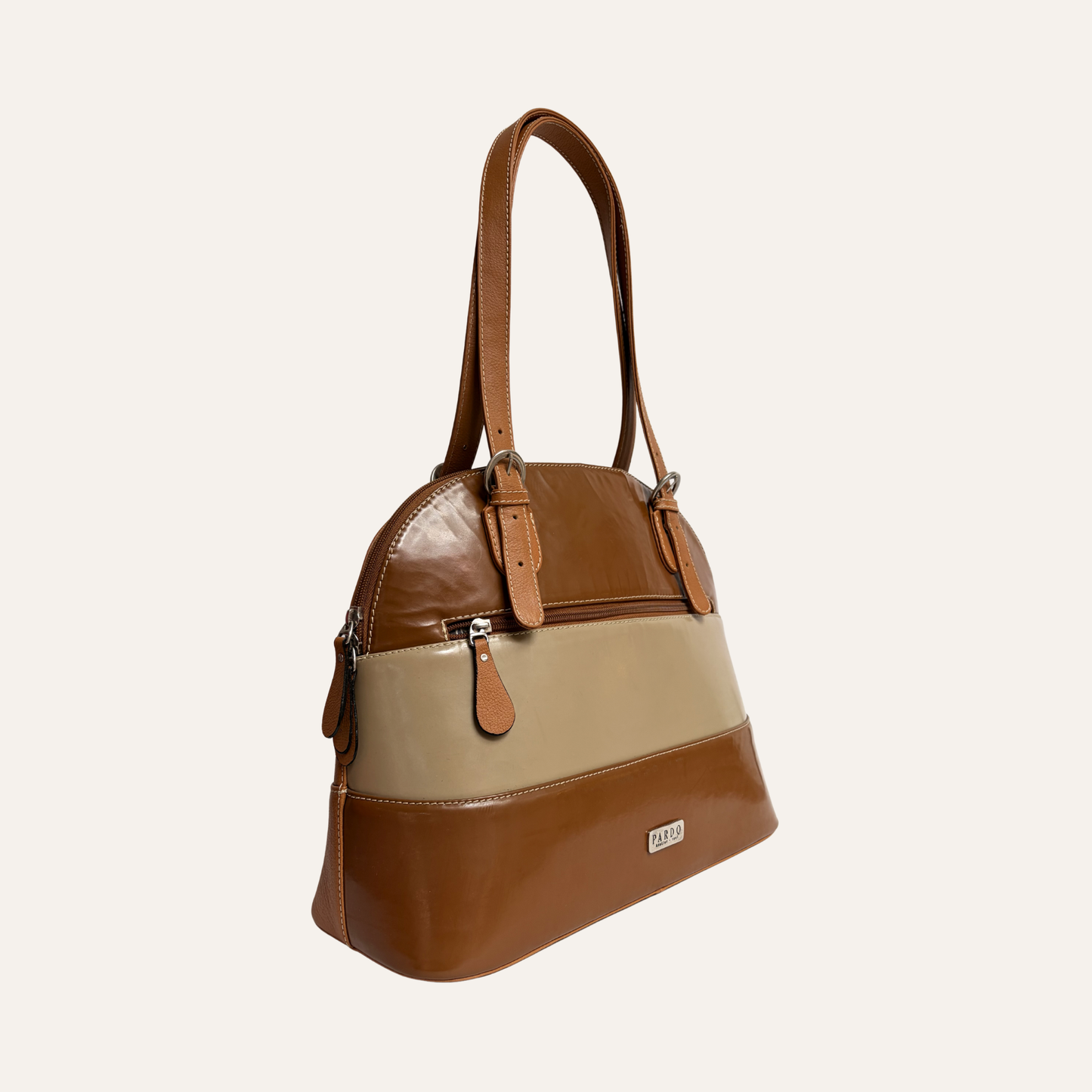 Bolso de franjas miel