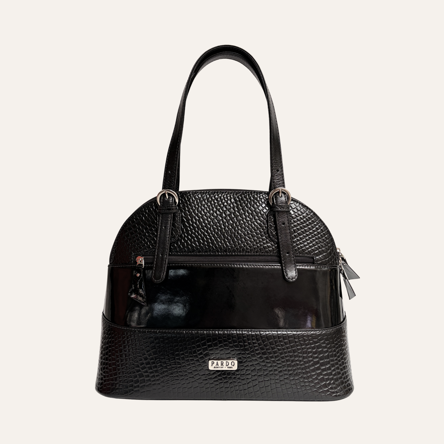 Bolso de franjas negro