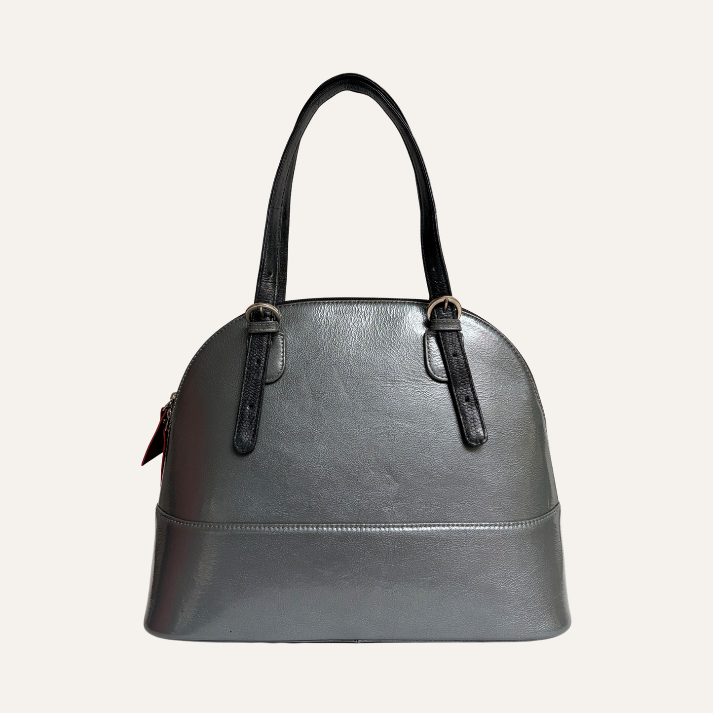 Bolso de franjas negro mamolado