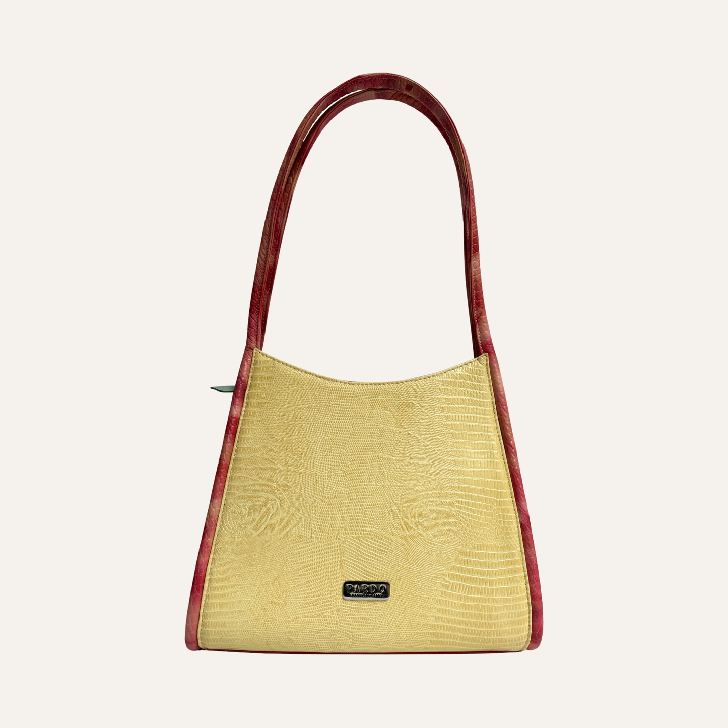 Bolso concavo amarillo