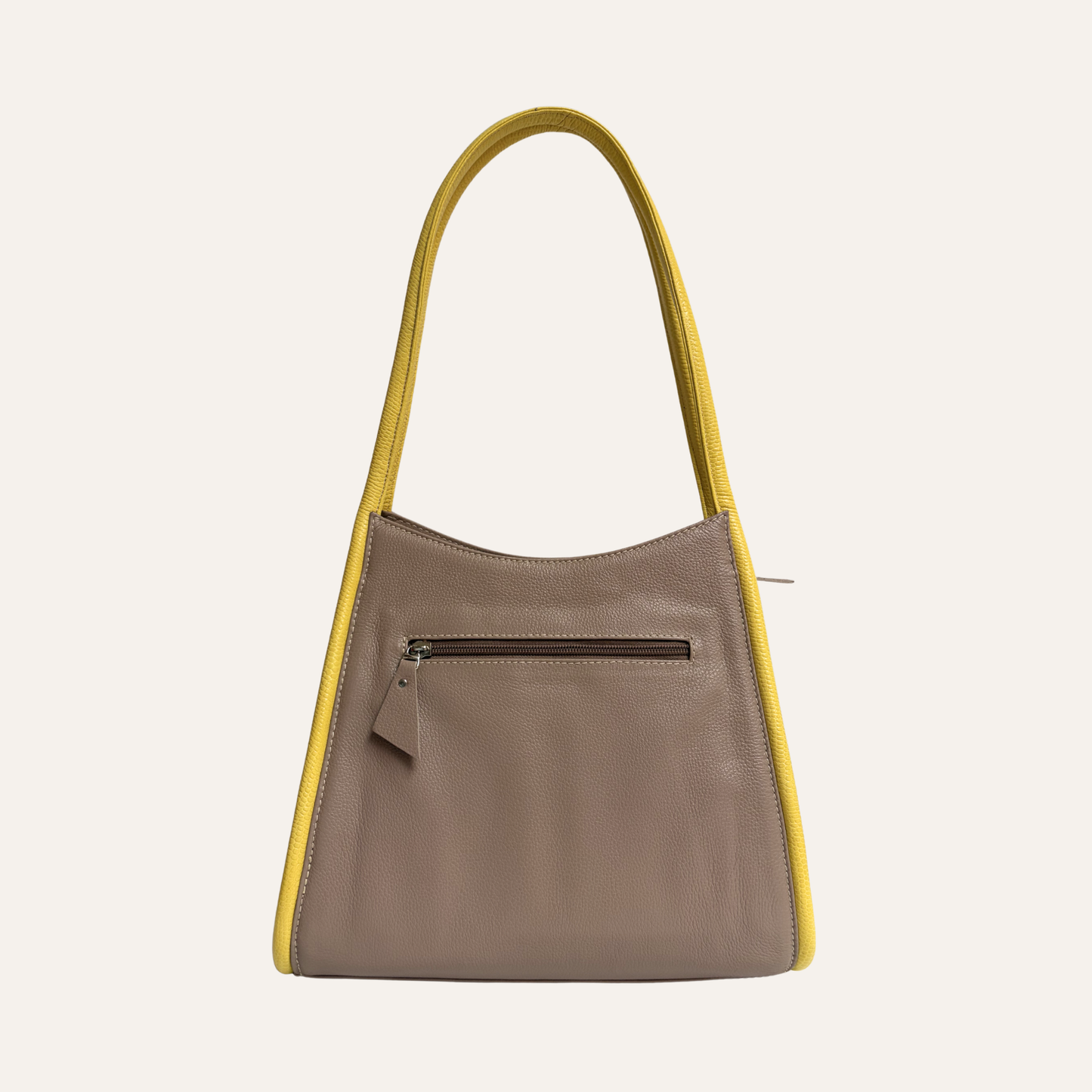 Bolso concavo lila marmolado