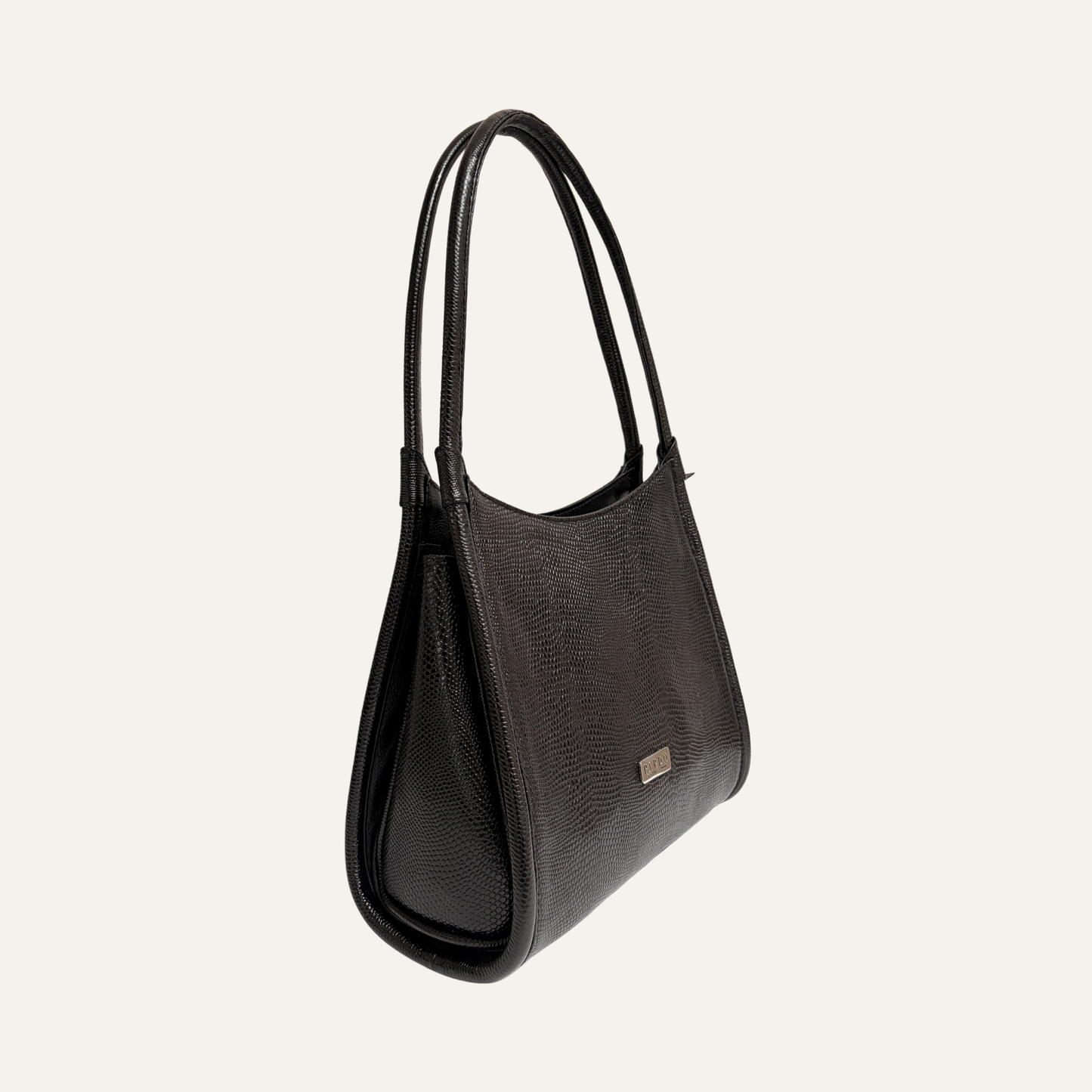 Bolso concavo negro