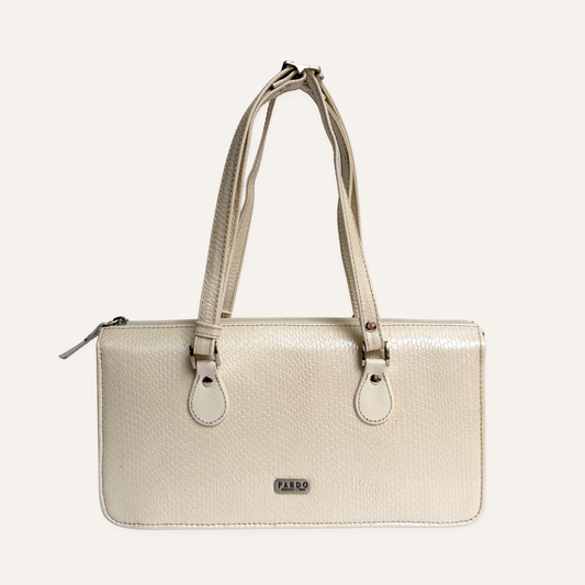 Cartera postal beige