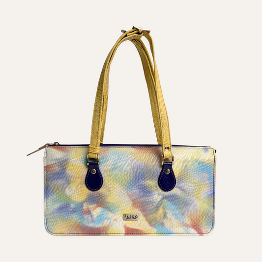 Cartera postal lila camuflado