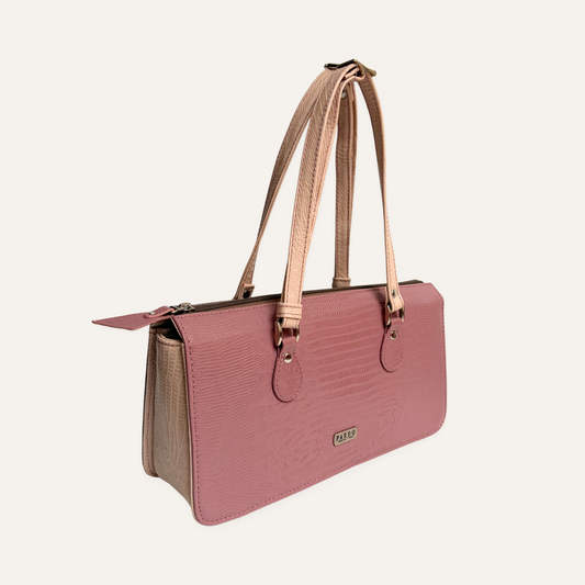 Cartera postal rosa