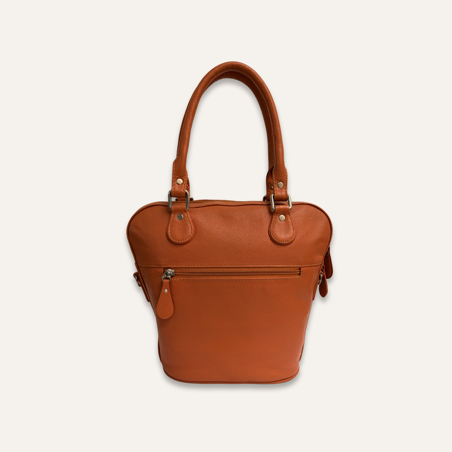 Cartera suave mediana naranja