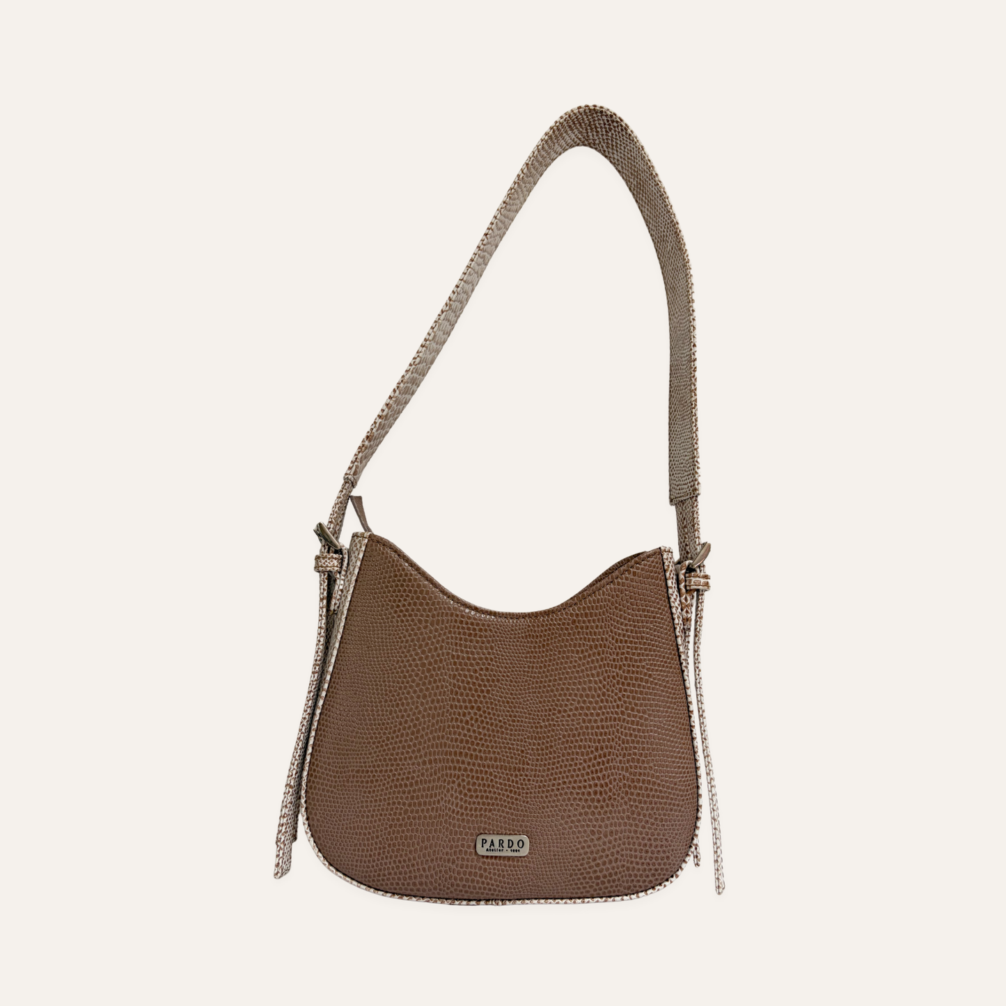 Bolso media luna mediano mocca